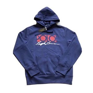 Polo Ralph Lauren Box Logo Spell Out Hoodie Sweater